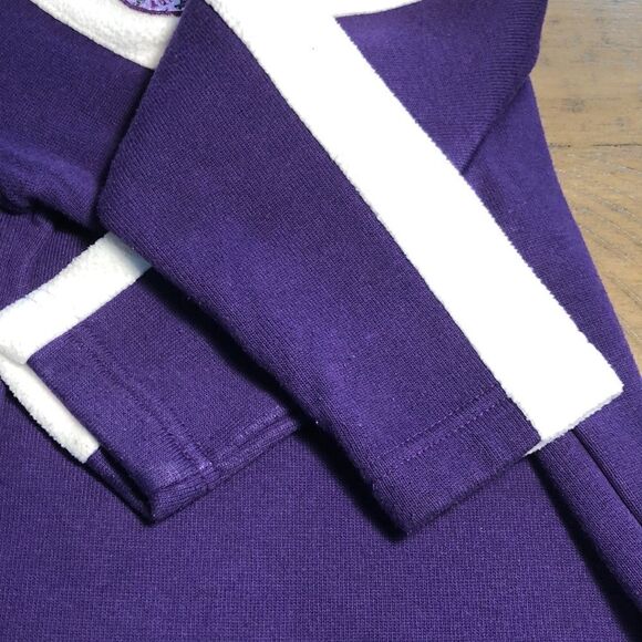 LL Bean Fleece Zip up Classic LL Bean Patch in Power Purple. Soft. All Season - Picture 11 of 17